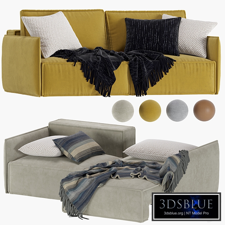 Sofa Oljen Happy Gray Loft