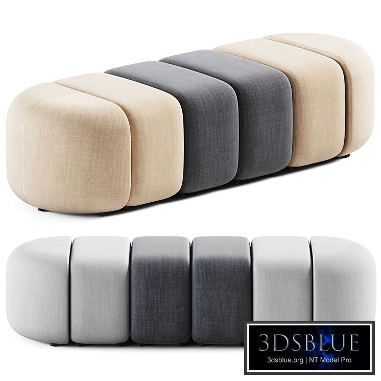 Set Module Pouffes by Bla Station / Pouf