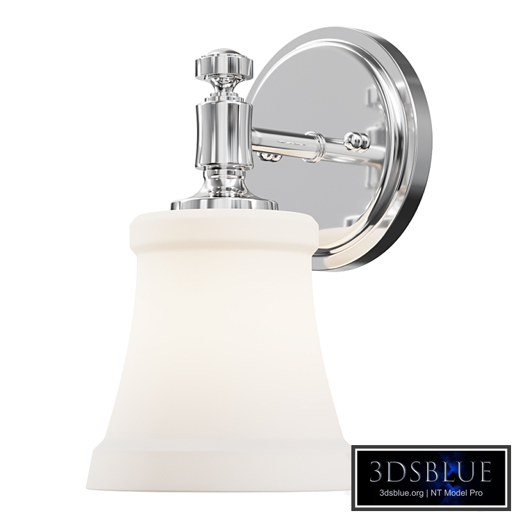 Sconce Mercer White Glass Bath Sconce wall lamp