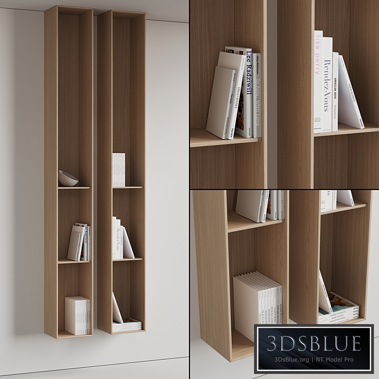 096 Wall rack shelves 03 neutral & minimal wood 01