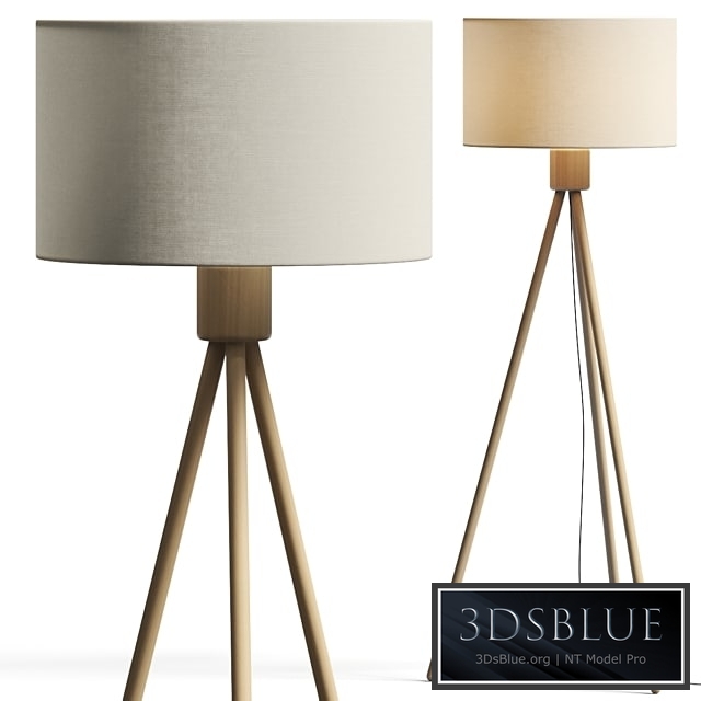 Zuiver Bamboo Fan Floor Lamp