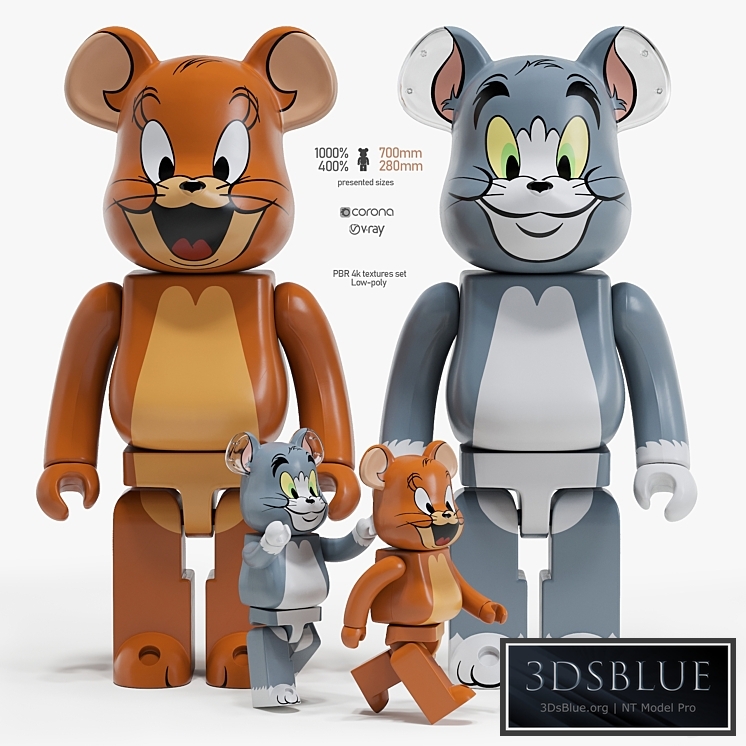 Bearbrick / Tom and Jerry