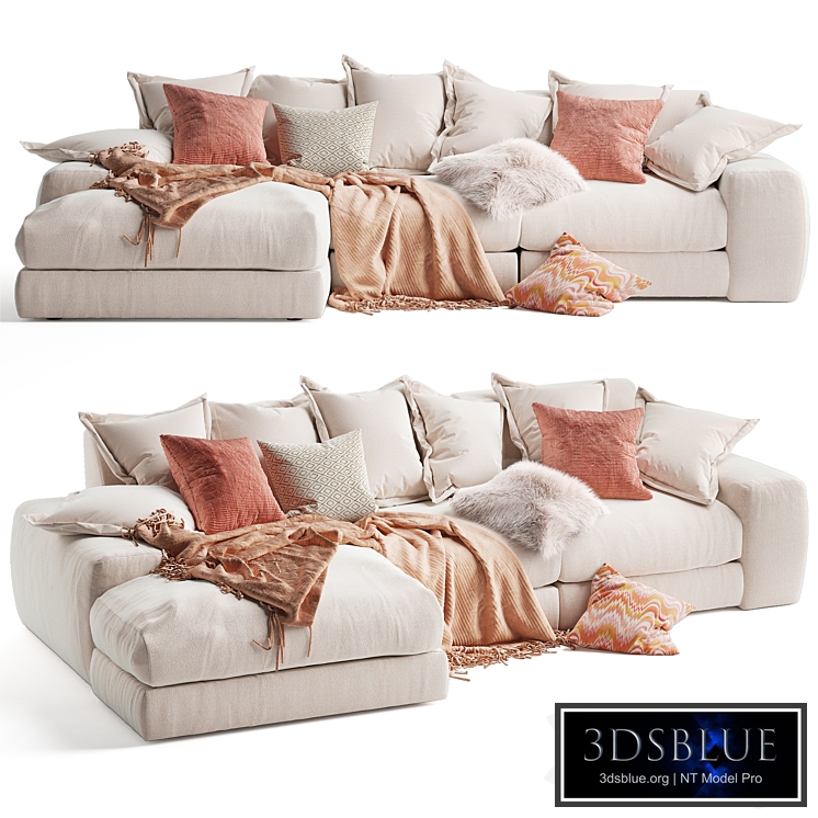 Wodge Modular Chaise Sofa