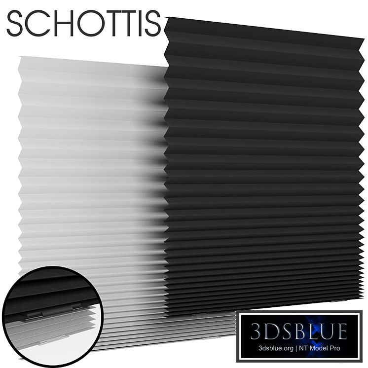 SCHOTTIS block-out pleated blind