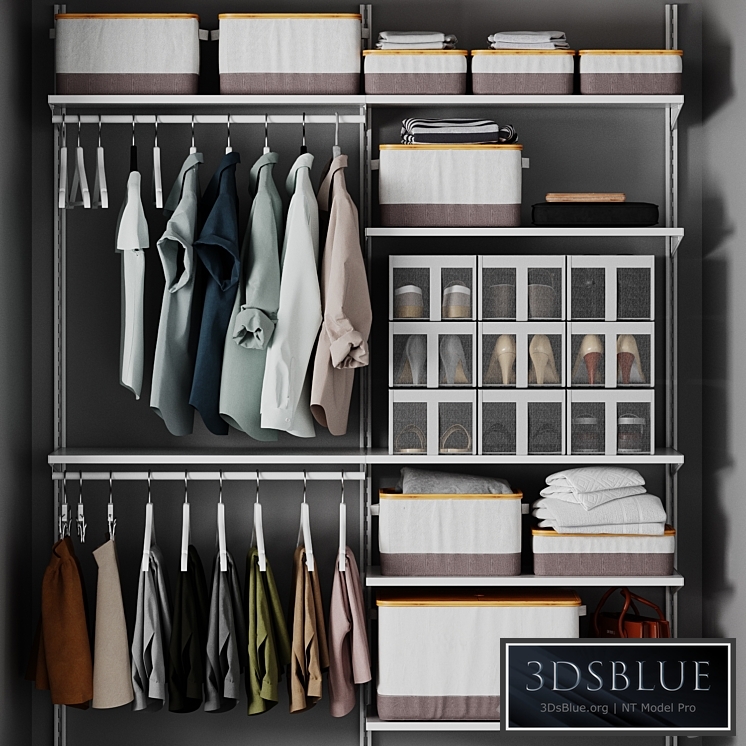 ikea BOAXEL BOXEL wardrobe RABBLA RABLA Box with lid clothes shirts