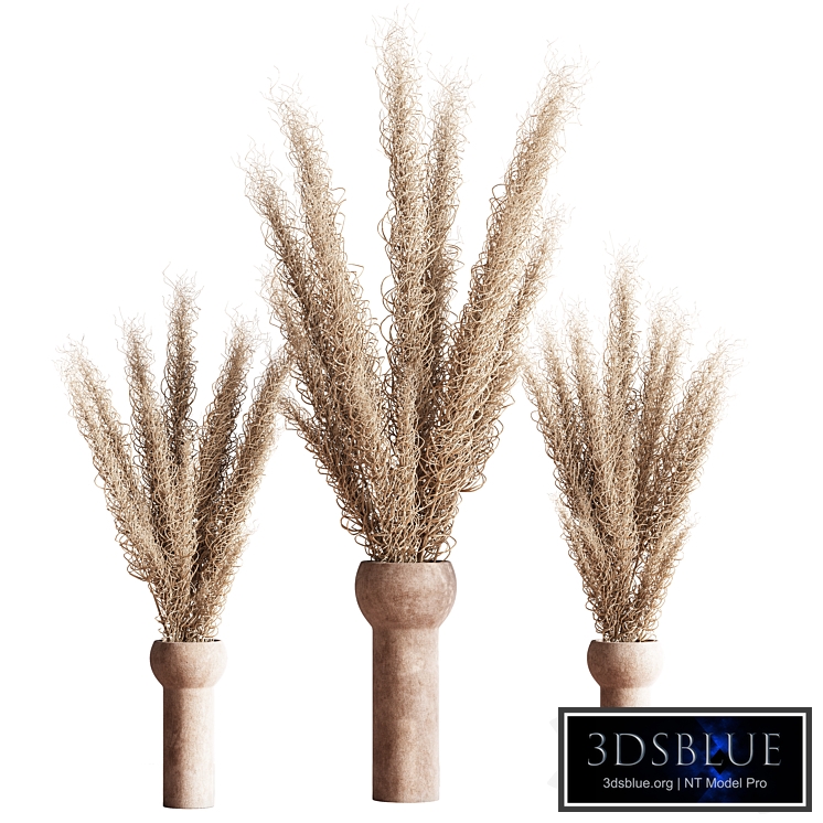 Dry Flowers Bouquet Vase 07