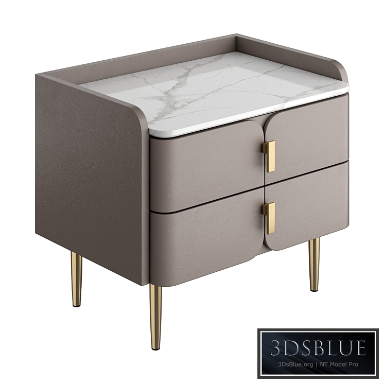 Light luxury bedside table
