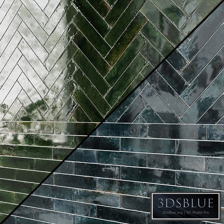 Ceramic tile 2" x 9" Porcelain Subway Wall and Floor Tile