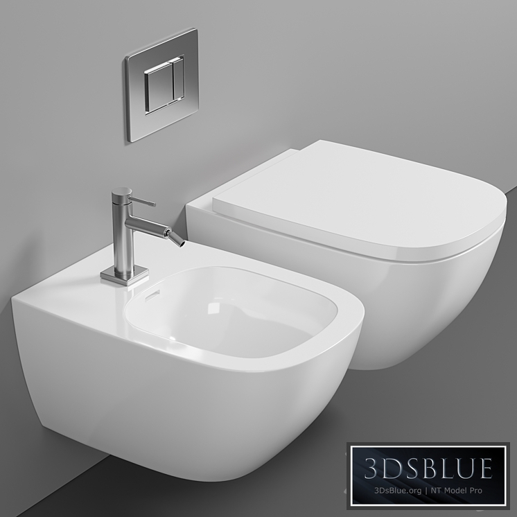 Wall hung toilet Laufen Palomba 8.2080.2.000.000.1