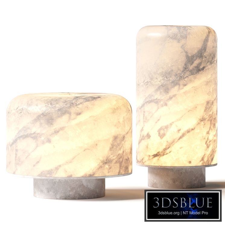 Studio Raw Material Foxfire Pair of Lamps