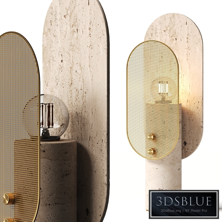 Saccal Design House Travertino Nostalgia Table Lamp