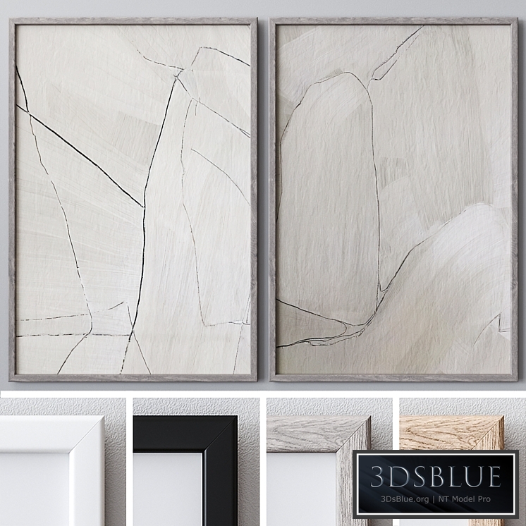 Set of large wall paintings 1735