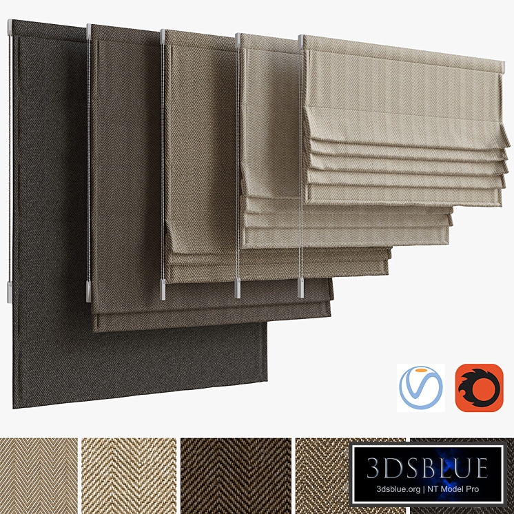 Roman curtain set 15