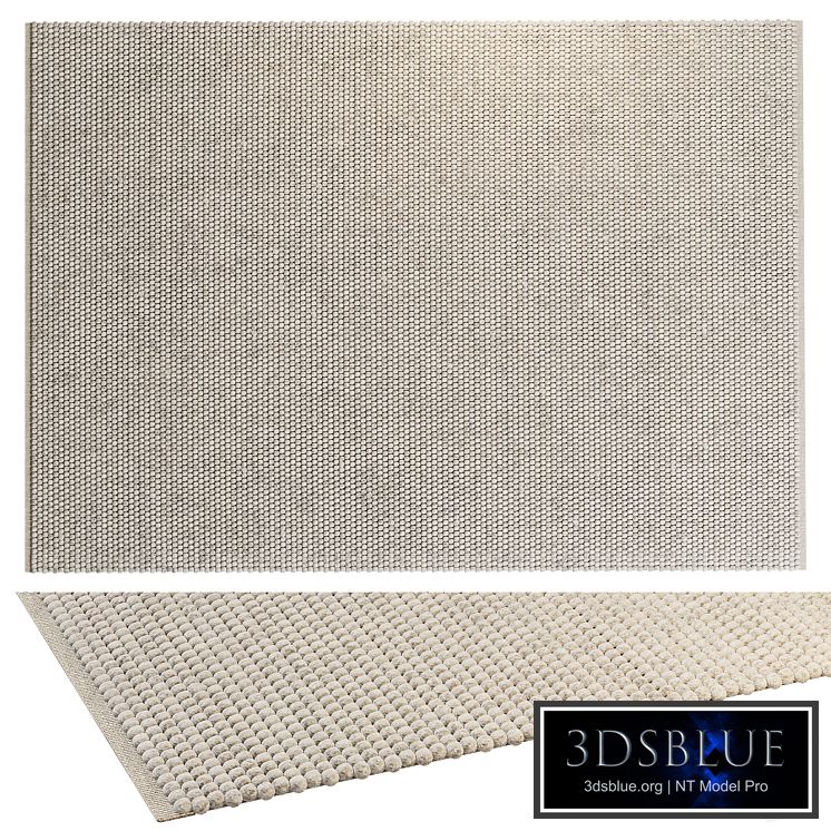 BENUTA WOOL RUG BEADS CREAM