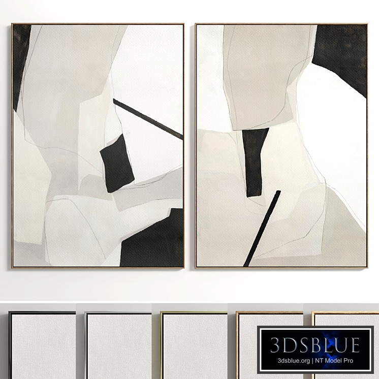 Plaster Two Photo Frame E-72