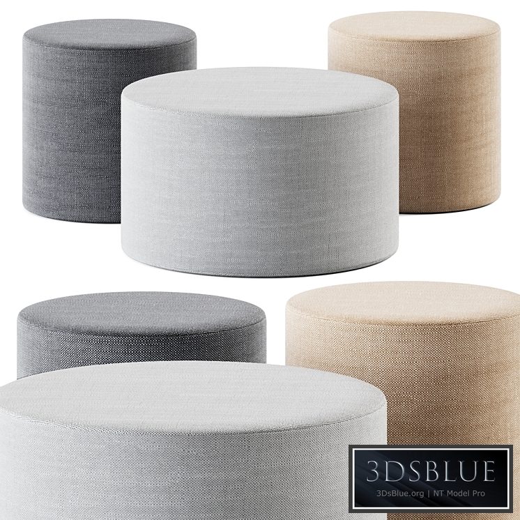 Bumper Outdoor Ottoman by Blu Dot / Pouffe