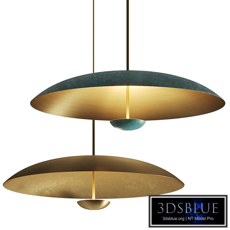 Atelier001 Cosmis Oxidium & Verdigris Pendant Lamps