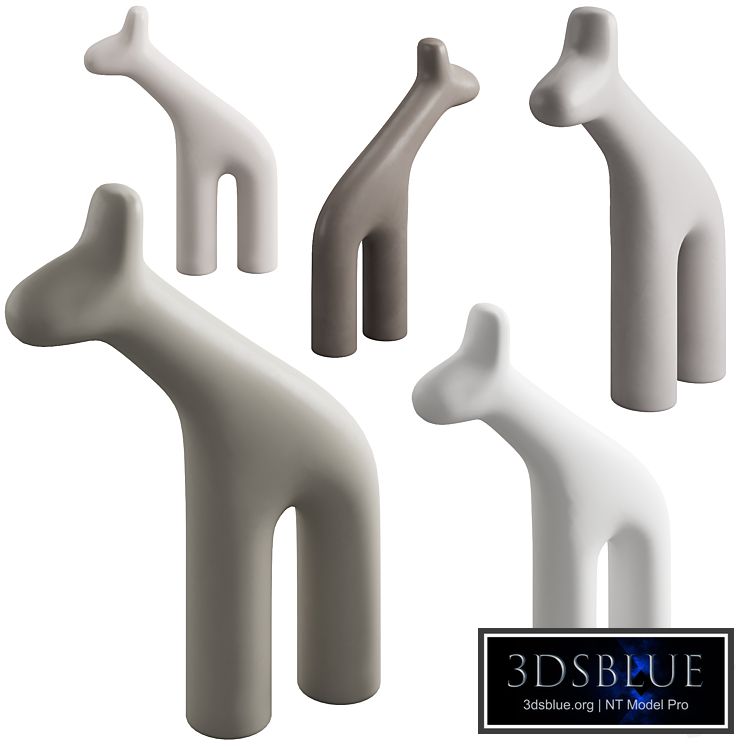 099 Plust RAFFA Polyethylene sculptures
