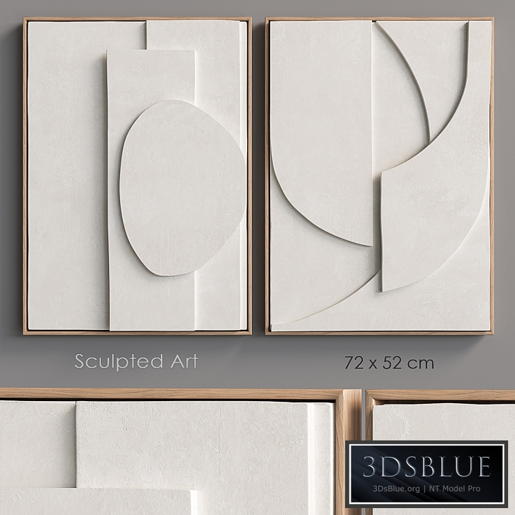 Sculpted Art5 relief