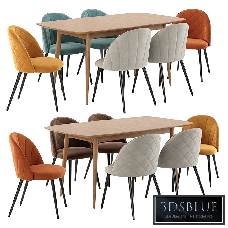 Deephouse. Dining chair Paris. NORDECO Extendable Table