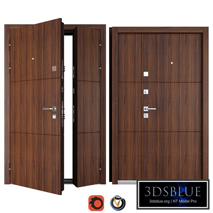 Entrance metal door Fauna (Favorit)