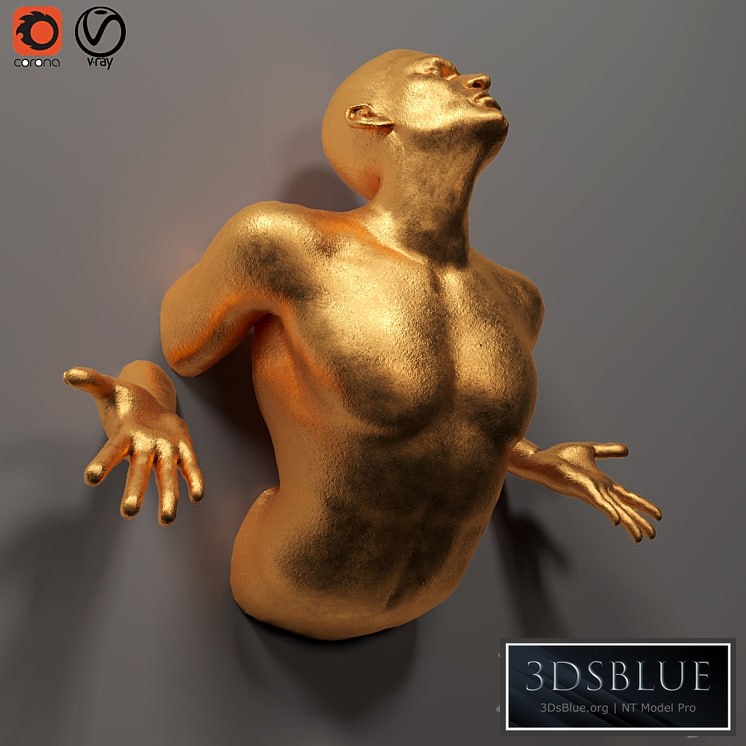 human sculpture_wall art_01