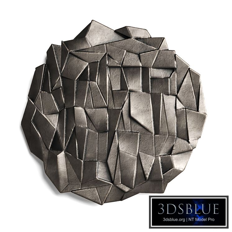 metal origami wall panel