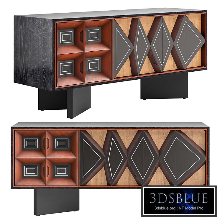 CB2 Paseo Wood Media Credenza