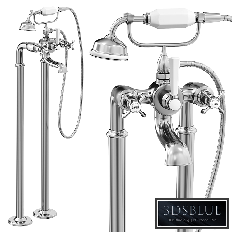 Jacob Delafon CLÉO 1889 floor-mounted bath mixer
