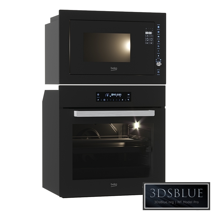 Oven and Microwave Beko MGB25333BG BIM24400ZGCS