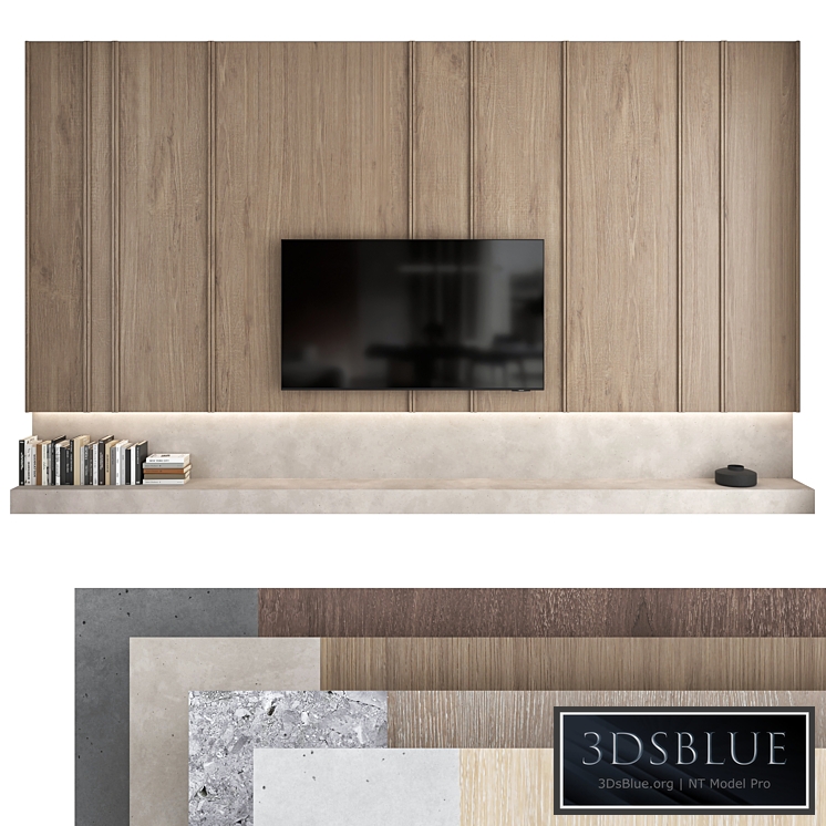 TV wall set 08