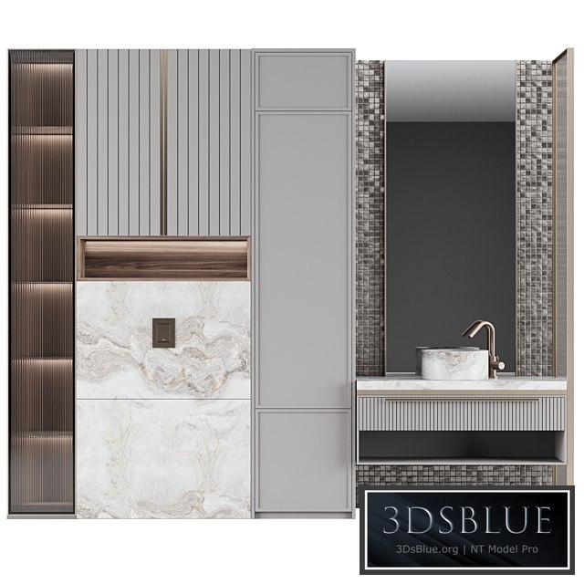 Bathroom console №15 Vray