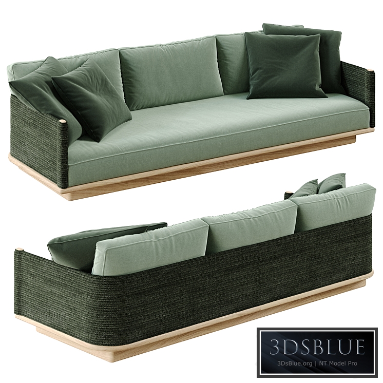 Kettal Giro 3 seater sofa ( corona7+vray )