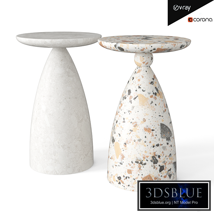 Ceramic garden stool set 7