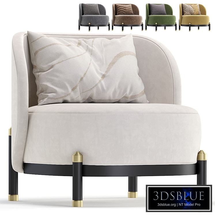 Armchair GRAYSON by Cazarina Interiors 5 Colors Version