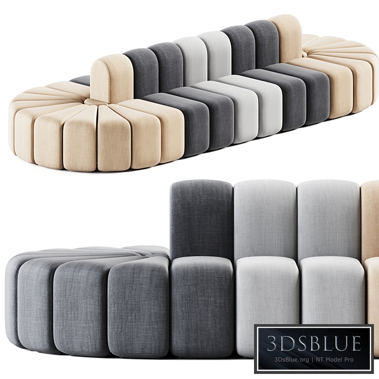 Modul Two-sided Sofa Bob by Bla Station / Two-sided sofa