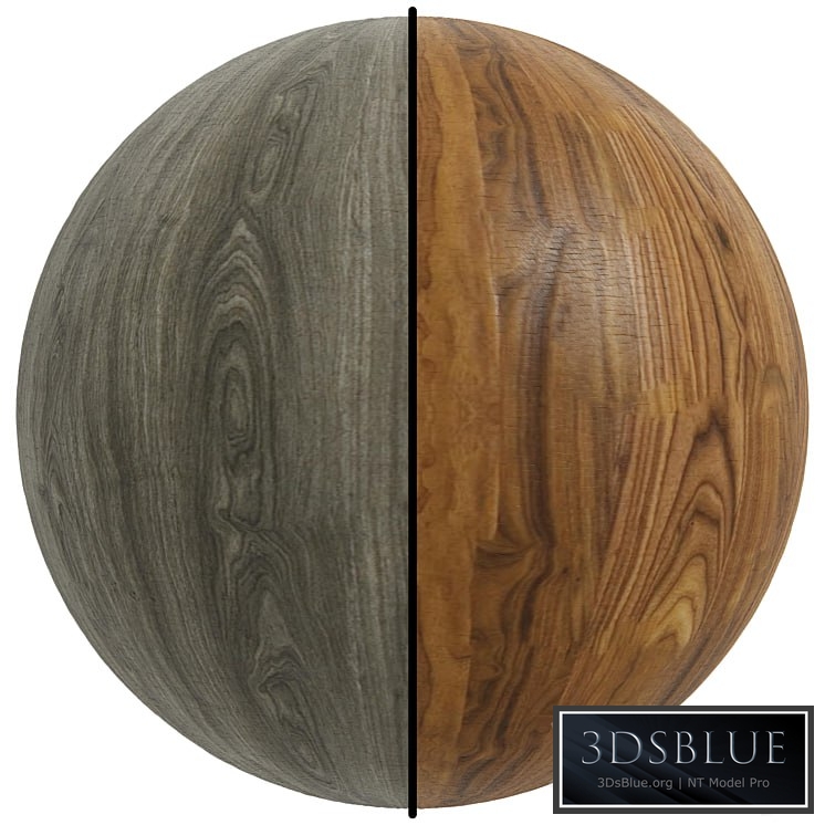 FB242 Matte varnish wood effect old | 2 Mate | PBR | Seamless