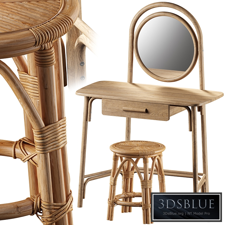 Dressing Table Marika and Chair Katni La Redoute Interieurs