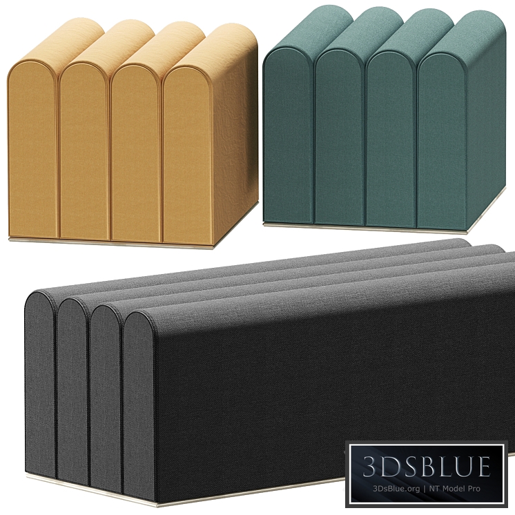 fashion design pouffe