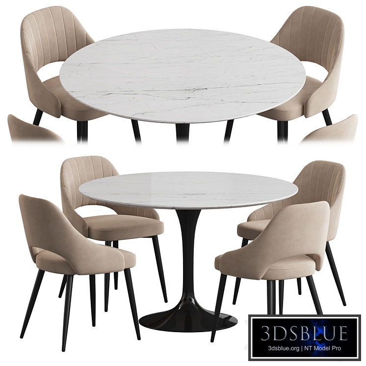 Tulip table M-City Fantine Dining set