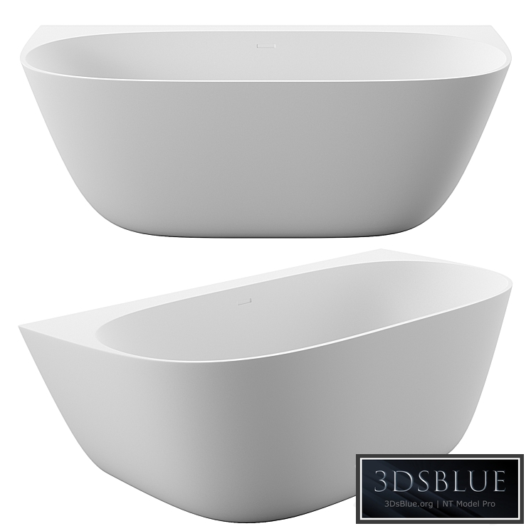 Wall-mounted bathtub Salini SOFIA WALL
