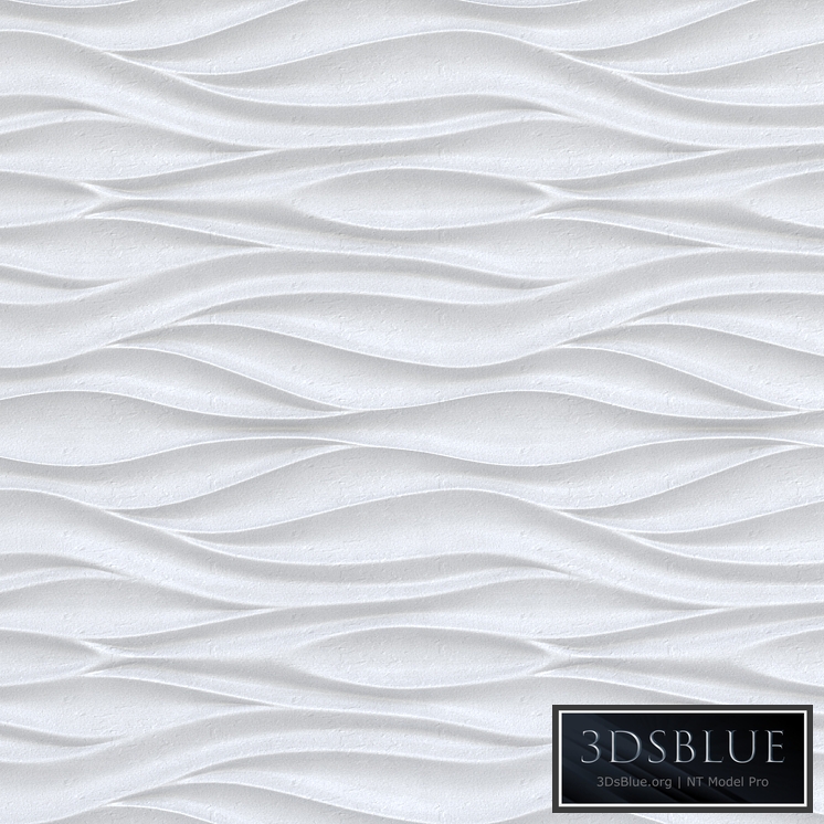 Designer 3D gypsum panel Artpole Silk