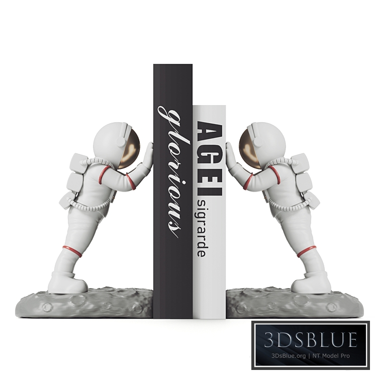 Astronaut Bookends