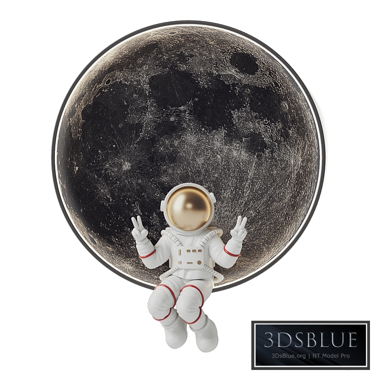 Astronaut Wall Light