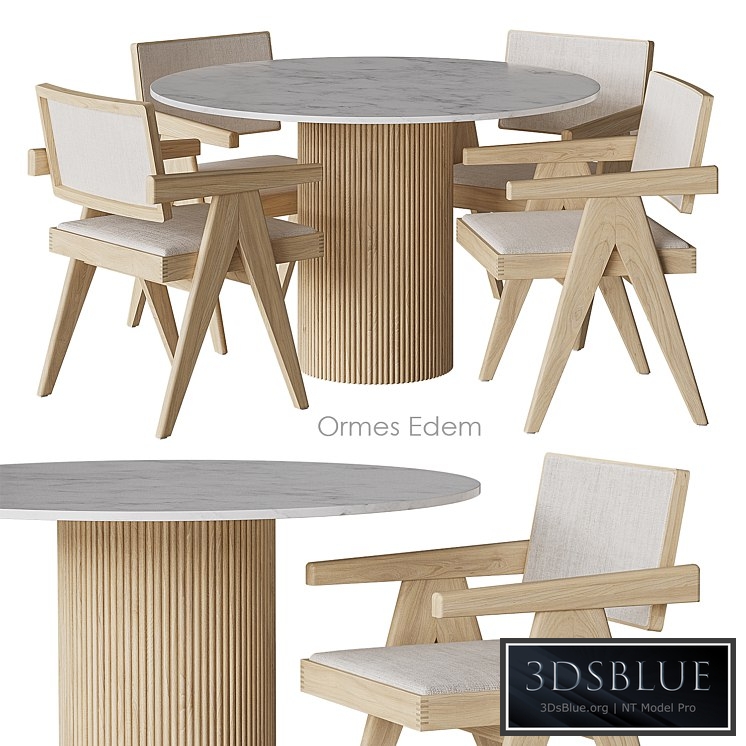 Ormes Edem Table and chairs by Cosmo