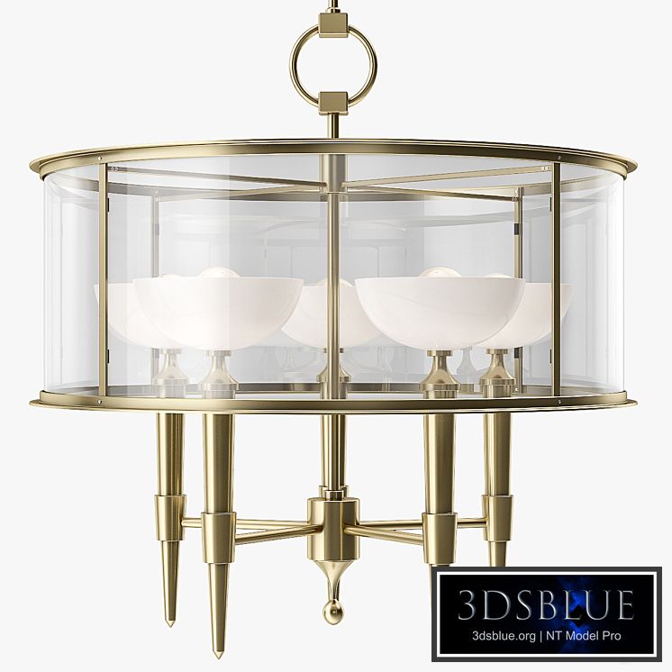 Baker Coupelle Chandelier - Five Arm