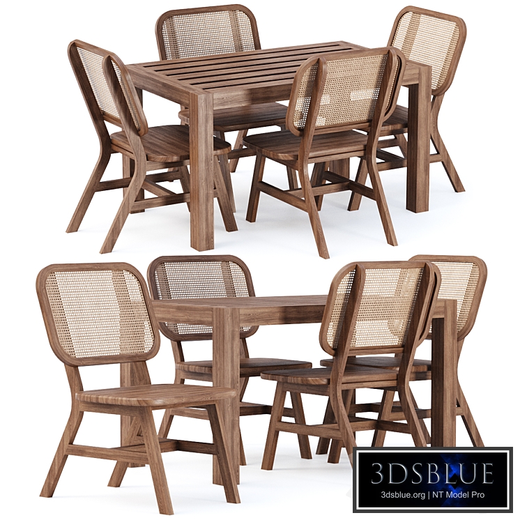 Outdoor garden furniture set_v08 / Garden furniture set