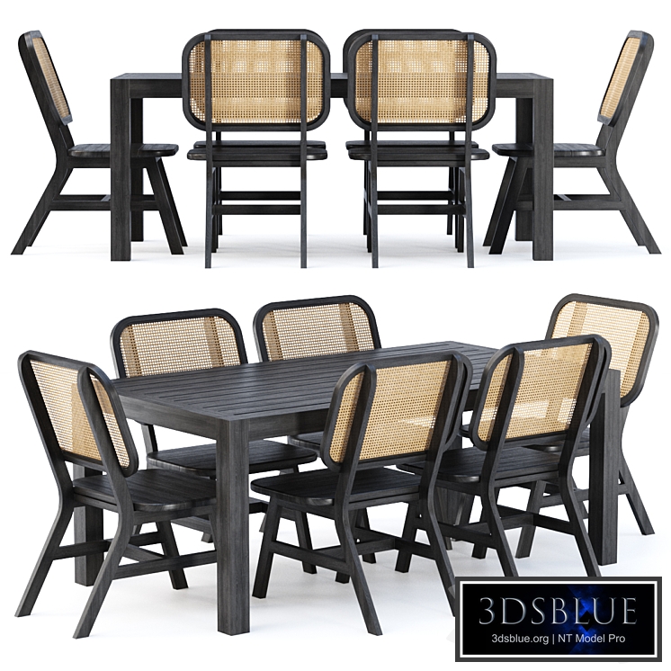 Outdoor garden furniture set_v09 / Garden furniture set