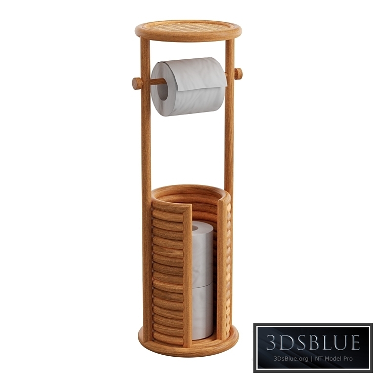 Marielle Rattan Toilet Paper Storage Stand