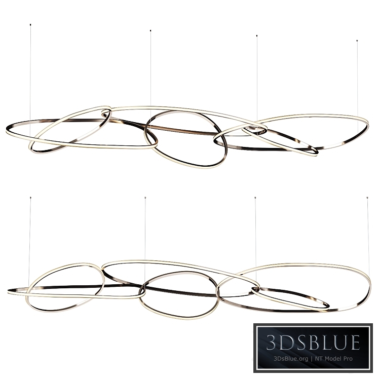 Niamh Barry Unfolded Suspended Light Sculpture